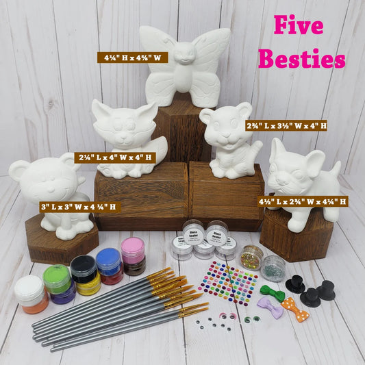 🐾✨ Five Besties Paint Kit ✨🐾