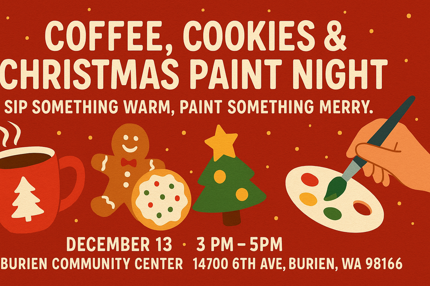 Dec. 13 Paint Night Party