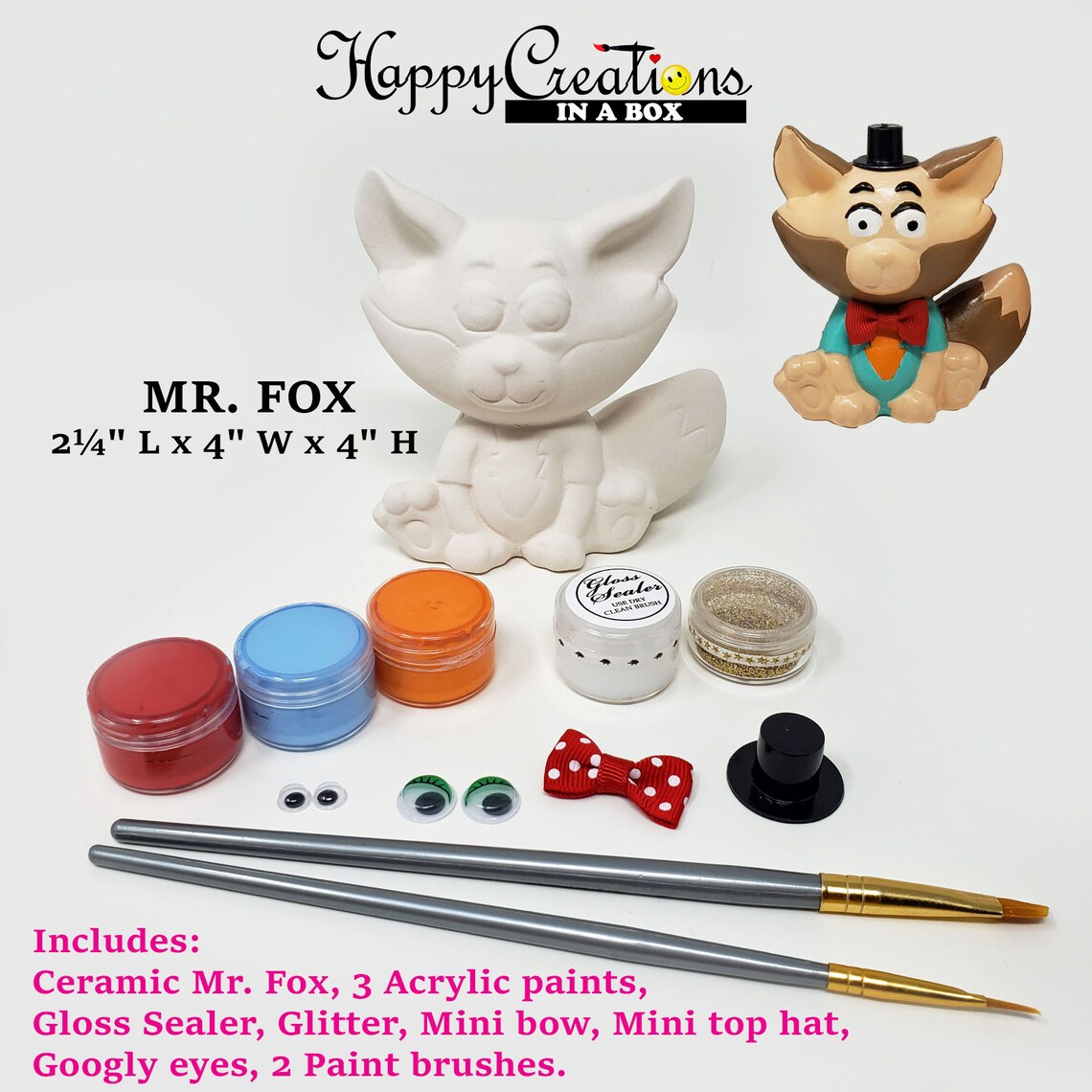 π¦π¨ Paint Your Own Mr. Fox Kit β¨ποΈ