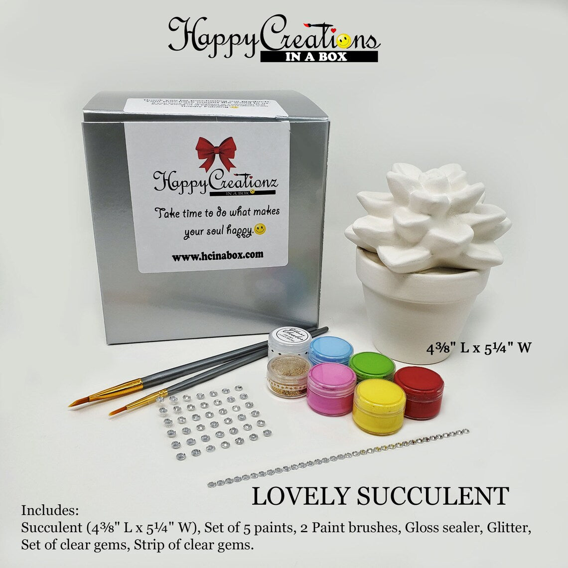 π΅π¨ Paint Your Own Lovely Succulent Kit β¨π