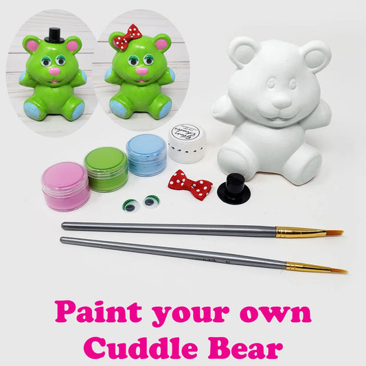🐻🎨 Paint Your Own Cuddle Bear Kit 🎨🐻
