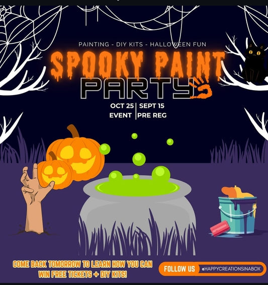 Spooky Paint Party – Halloween Ceramic Painting for Kids (Ages 6–12)