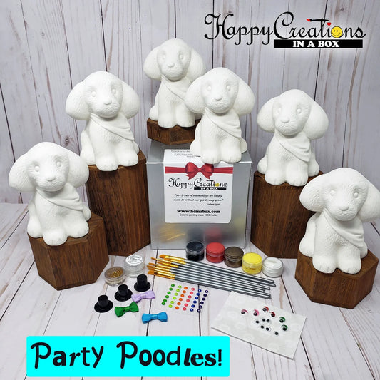 🐩🎉 Party Poodles! Paint Kit 🎨🐾